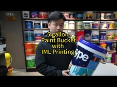 70 мл толщины круглый пластиковый ведро для прочной и безопасной упаковки