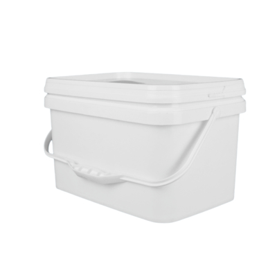 Квадратная пластиковая ведра для игрушек с рукояткой и сертификатом пищевого качества