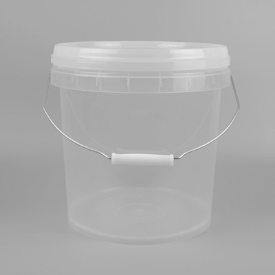 ведро ведра 10L прозрачной пластмассы 25*23*27cm пластиковое с крышкой