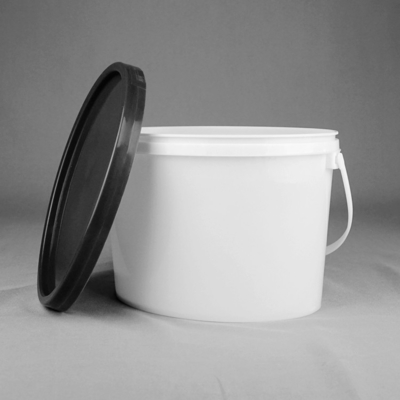 Сверхмощное ведро ведра 5L BPA свободное овальное пластиковое пластиковое с крышкой
