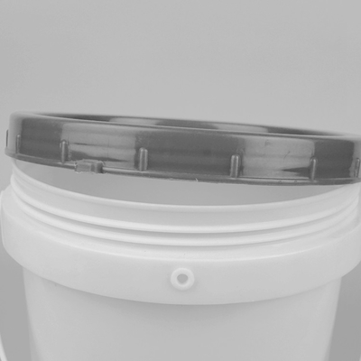 ведра игрушки высоты 8L 25cm пластиковые с цветом крышки винта изготовленным на заказ