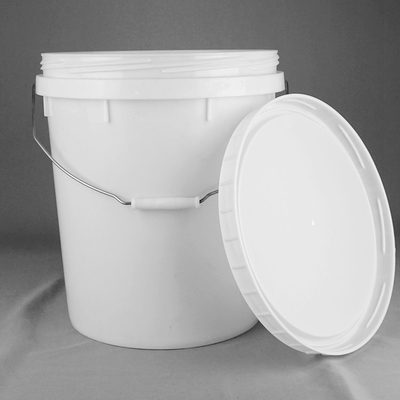 Круглое ведро ведра 25L краски пластиковое белое
