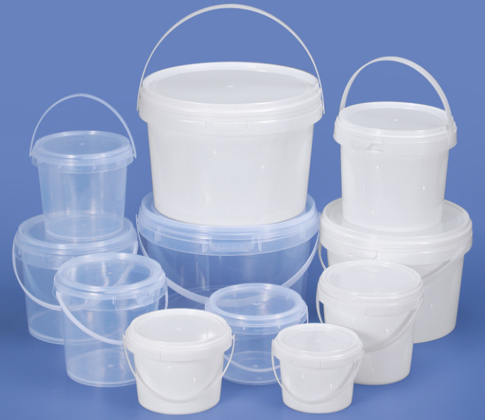 Ведро еды HDPE материальное пластиковое белое или другой цвет 0.2L-20L