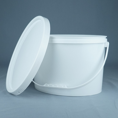 PP / HDPE материал овальный пластиковый ведро с IML печатью или экранопечаткой