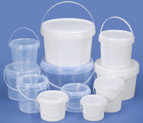Ведро еды HDPE материальное пластиковое белое или другой цвет 0.2L-20L