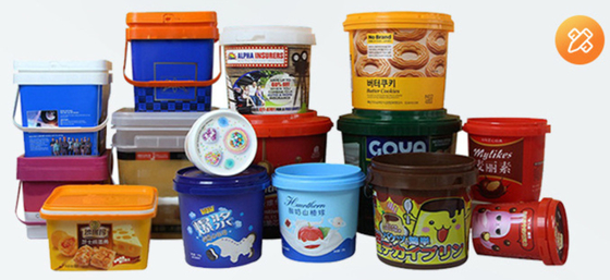 Материал PP/HDPE Пластиковая емкость для пищи Сохраняет продукты свежими Легкий вес Многоразовый