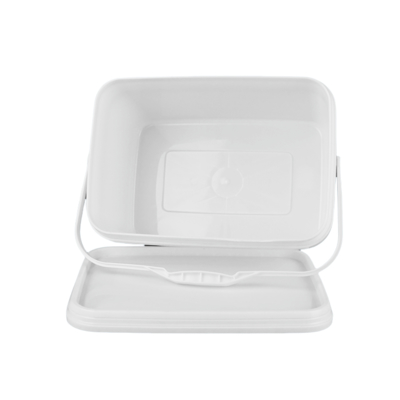 Квадратная пластиковая ведра для игрушек с рукояткой и сертификатом пищевого качества