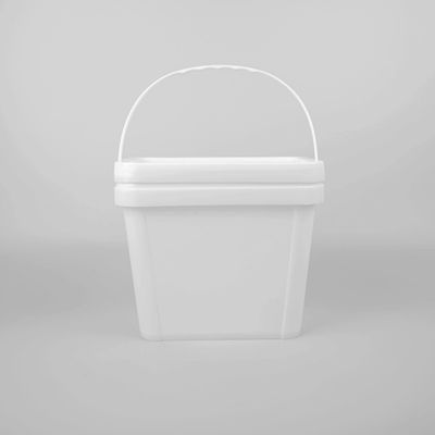 Ведро прямоугольного квадрата 1 галлона 3.5L пластиковое для химикатов