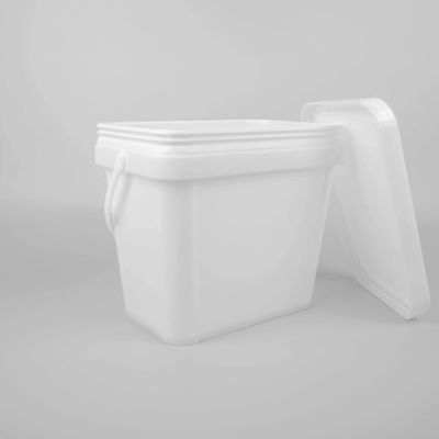 Ведро прямоугольного квадрата 1 галлона 3.5L пластиковое для химикатов