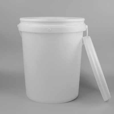 Ведро 20l качества еды белое ведро 5 галлонов с крышкой и ручкой