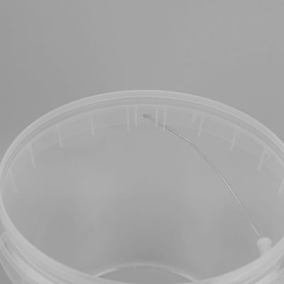 бочонок ведра прозрачной пластмассы 18L круглый пластиковый подгонял