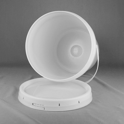 Белые многоразовые ведра 5 галлонов пластиковые опорожняют ведра 5 галлонов с крышками